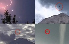 UFO Sighting By Volcano Eruption In Chile