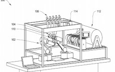 Robotic Fabricator patent blueprint.
