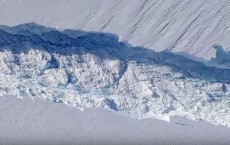 Crack In Ice Shelf