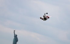 Drone Racing Event Held On New York City's Governors Island