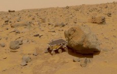 NASA Pathfinder Sojourner Rover On Mars