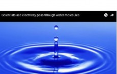 Scientists See Electricity Pass Through Water Molecules