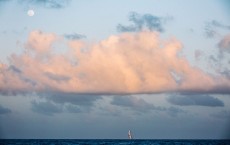 Moon Over The Ocean