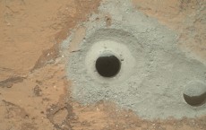 NASA Curiosity Rover Collects First Martian Bedrock Sample