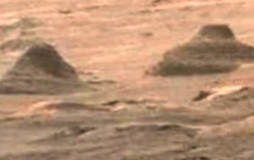 Twin Pyramids On Mars