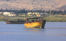 Tourists Visit The Sea Of Galilee