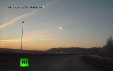 Meteor streaks over Russian sky