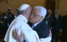 Pope Francis Greets Palestinian Authority Mahmoud Abbas