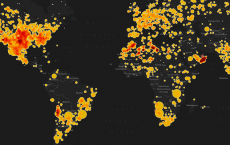 Interactive Meteorite Map