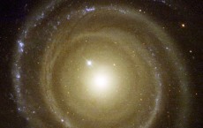 Hubble Reveals 'Backwards' Spiral Galaxy