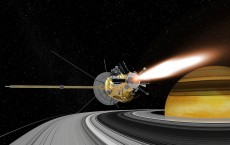 Cassini Spacecraft In Earth Swing