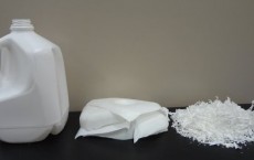 milk jugs recycle plastic filament for 3D printers.