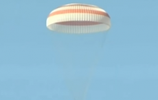 Stunning View Of Soyuz MS-02 Landing With Three ISS Crew Members