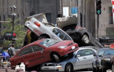 Movie Set Takes Over Chicago's Michigan Avenue