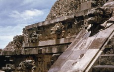 Figures On Quetzalcoatl Temple