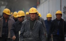 Group of Chinese Wearing Yellow Safety Helmet during Daytime