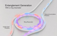 Entangling Photons of Different Colors (IMAGE)