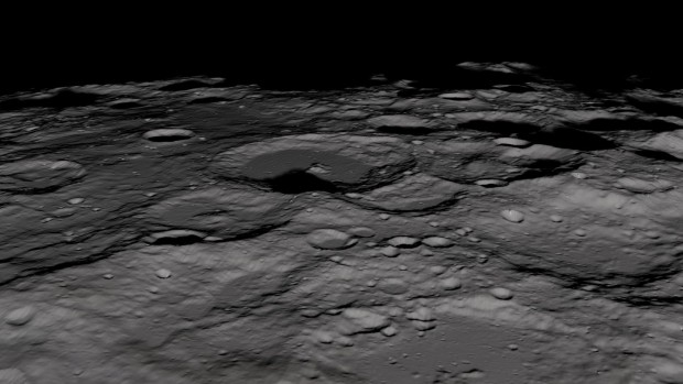 Lunar South Pole (IMAGE)