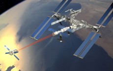 ATV approaching International Space Station