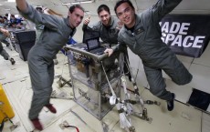 three Made in Space 3D printers in microgravity