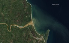 Thick Sediment in Madagascarâ€™s Onibe River