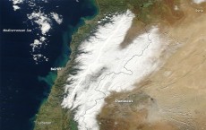 Heavy Snow in Lebanon and Syria