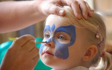 Girl Face Painting