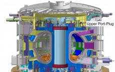 Cross section of the ITER test reactor.