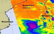 NASA Infrared View of Cyclone Irina Enroute to Mozambique